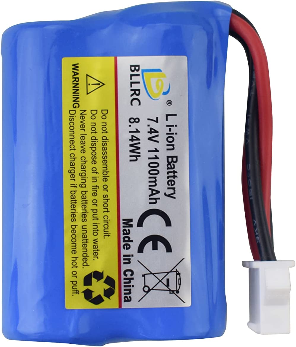 Lipo batteria 7.4V 1100mAh per BLLRC L100 HONGXUNJIE HJ808 telecomando barca accessori RC barca giocattolo ad alta velocità telecomando.