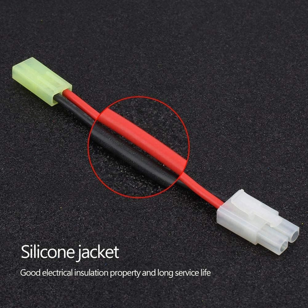 1 Pezzo Cavo 16AWG Cm 13 Spina Convertitore Adattatore Tamiya Grande Maschio a Mini Tamiya Femmina Cavo di Ricarica.