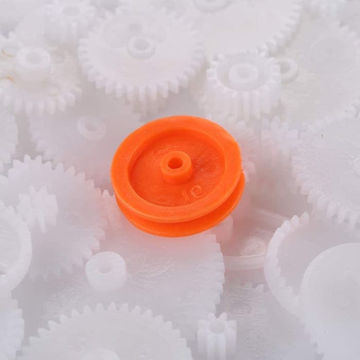 75 Pezzi Gear Pulegge di Ricambio per robotica, droni, auto RC ( kit 75pezzi ).