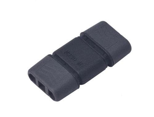 10 Paia Connettori MR 30 Colore Nero con Metallo Nikel per Batterie da Modellismo RC Lipo.