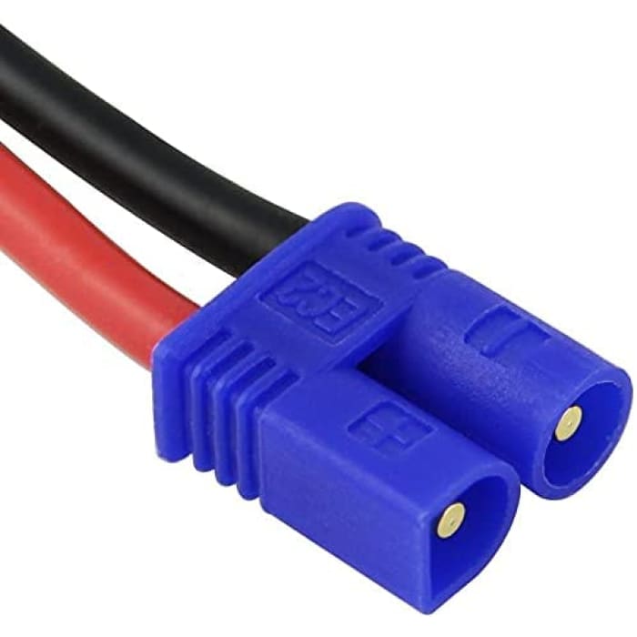 EC2 Maschio Connettore a Banana per Adattatore Femmina a Spina T per Batteria RC lipo 16AWG da Cm 10.