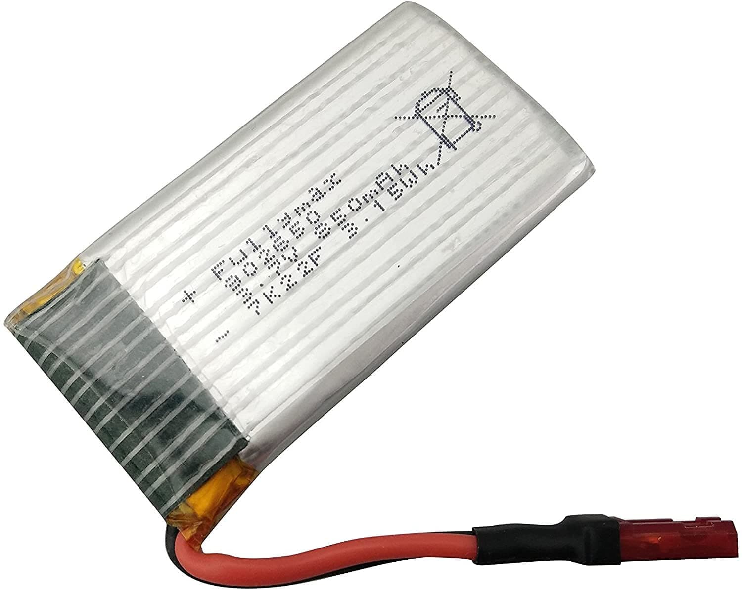 1 Pezzo Batteria di Ricambio da 3.7V 850mAh Li-Po per Quadricottero RC Drone Syma X56 X56W X54HW X54HC Pieghevole.