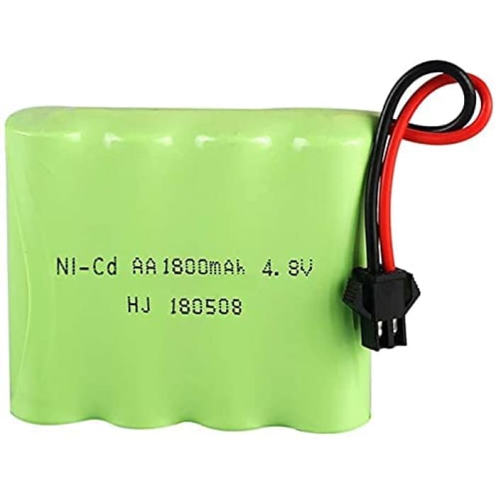 Batteria Ricaricabile 4.8V Ni-CD 1800mAh per Controllo Remoto Auto.