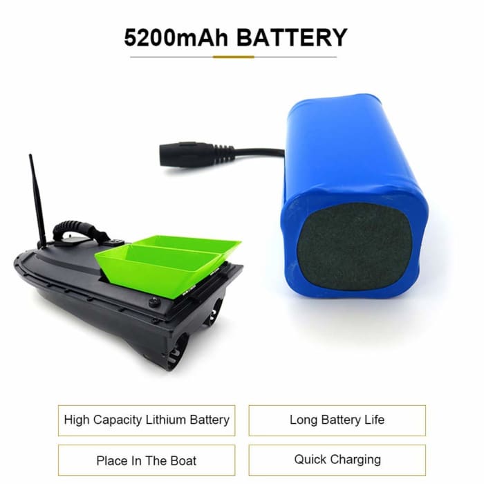 Batteria Lipo da 7,4 V 5200 mAh Lipo Battery per Flytec 2011-5 1.5kg Loading Remote Control Boat.