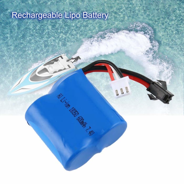 RC Boat 7.4V 600mAh Batteria agli ioni di Litio per Barca RC Skytech H100 H102 H106 Syma Q2 Q3.