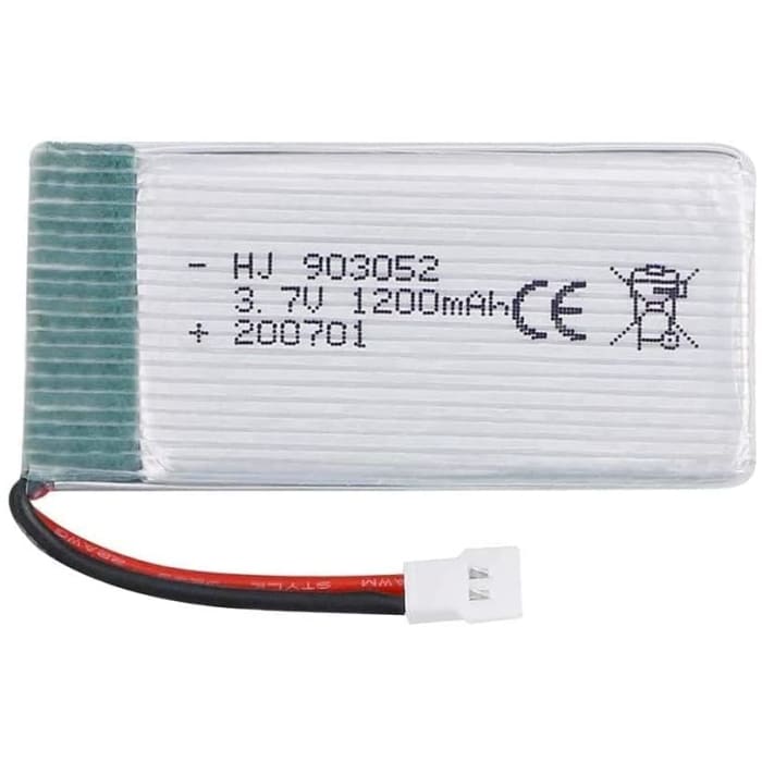 Batteria Lipo Ricaricabile (3.7v, 1200mAh Lipo) per Rc Droni Quadricotteri Syma X5SC X5SW.