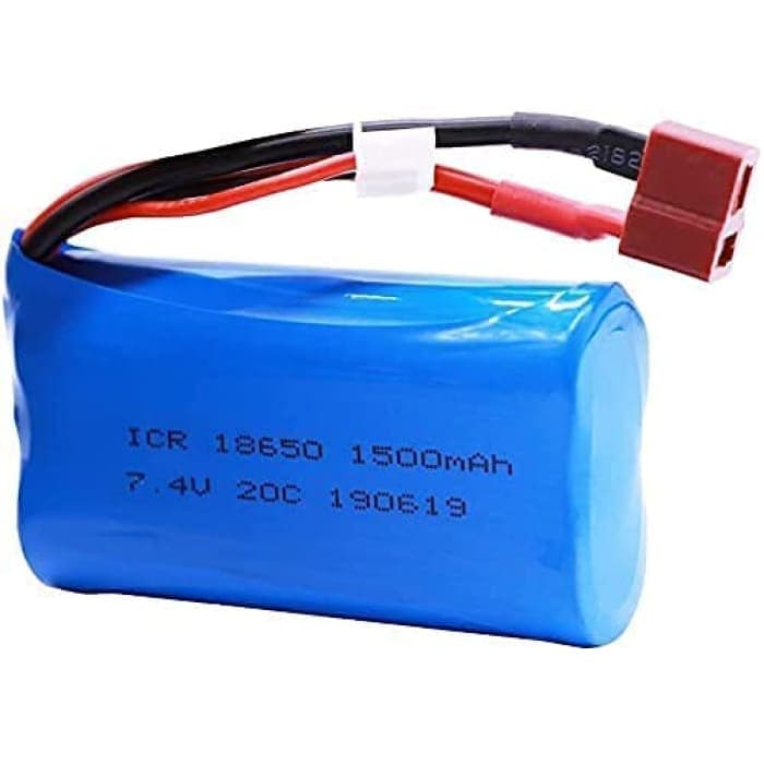 1 Pezzo Batteria Li-Ion 7,4V 1500mAH per 12428 / FY01 / FY02/FY03 Ricaricabile Accessori Ricambi per Macchina Telecomandata RC Cars.