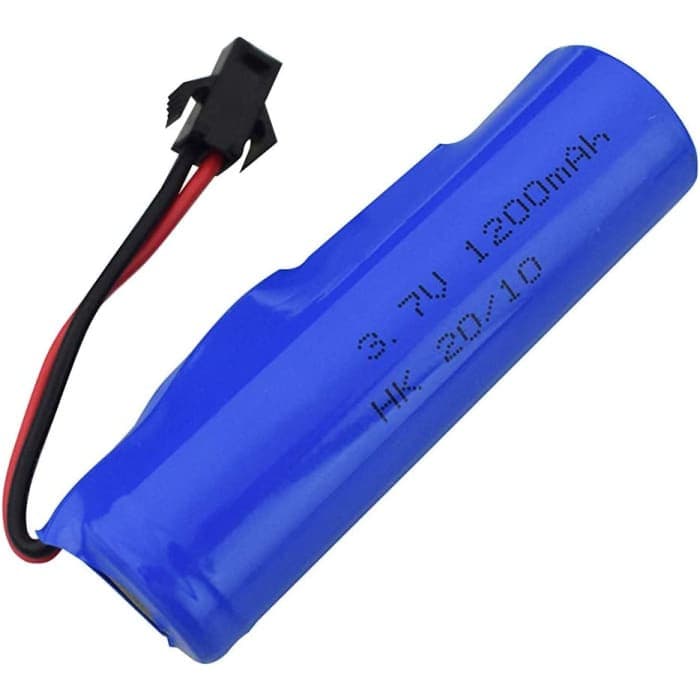 1 Pezzo Batteria Lipo 1S da 3.7V 1200mAh con Connettore SM Plug per RC Auto off Road Camion.