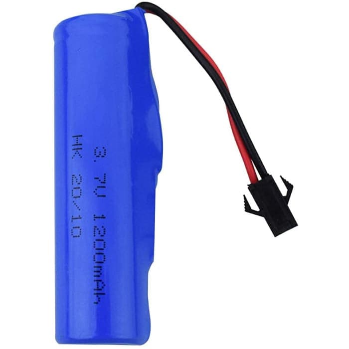 1 Pezzo Batteria Lipo 1S da 3.7V 1200mAh con Connettore SM Plug per RC Auto off Road Camion.