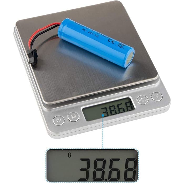 1 Pezzo Batteria Lipo 1S da 3.7V 1200mAh con Connettore SM Plug per RC Auto off Road Camion.