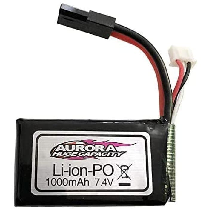 Batteria Lipo Ricaricabile 7.4V 1000mAh per 1/16 XLH 9130 9136 9137 Auto RC 4WD Camion Rocker Crawler.