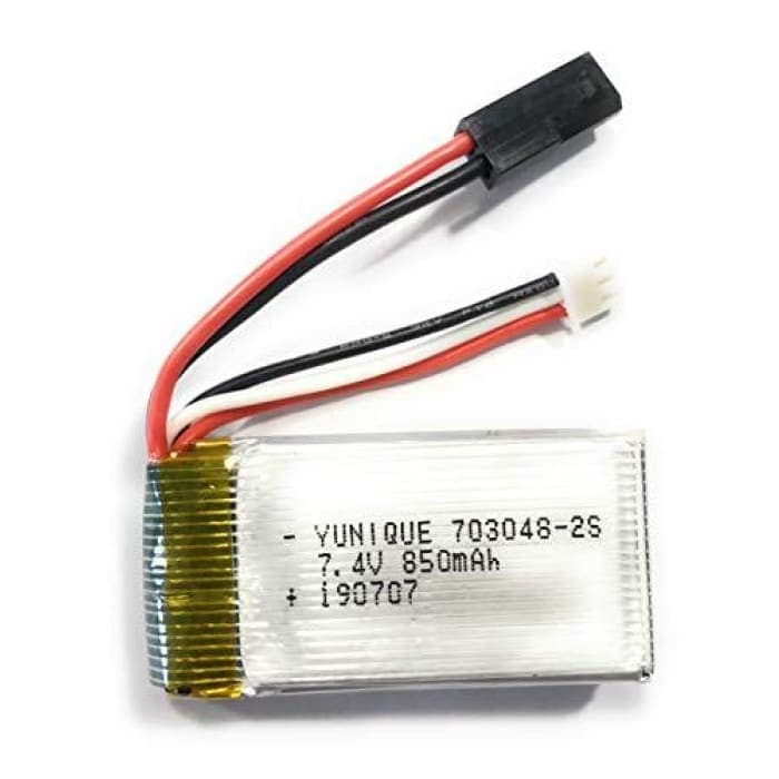 Batteria Lipo Ricaricabile 7.4V 850mAh per 1/16 XLH 9130 9136 9137 Auto RC 4WD Camion Rocker Crawler.