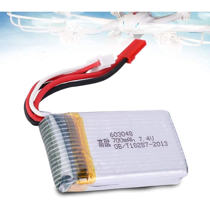 Batteria Lipo Ricaricabile (7.4V 700mAh) per Rc Drone Quadricottero MJX X600.