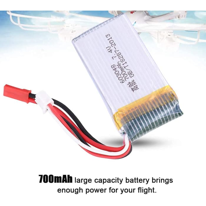 Batteria Lipo Ricaricabile (7.4V 700mAh) per Rc Drone Quadricottero MJX X600.