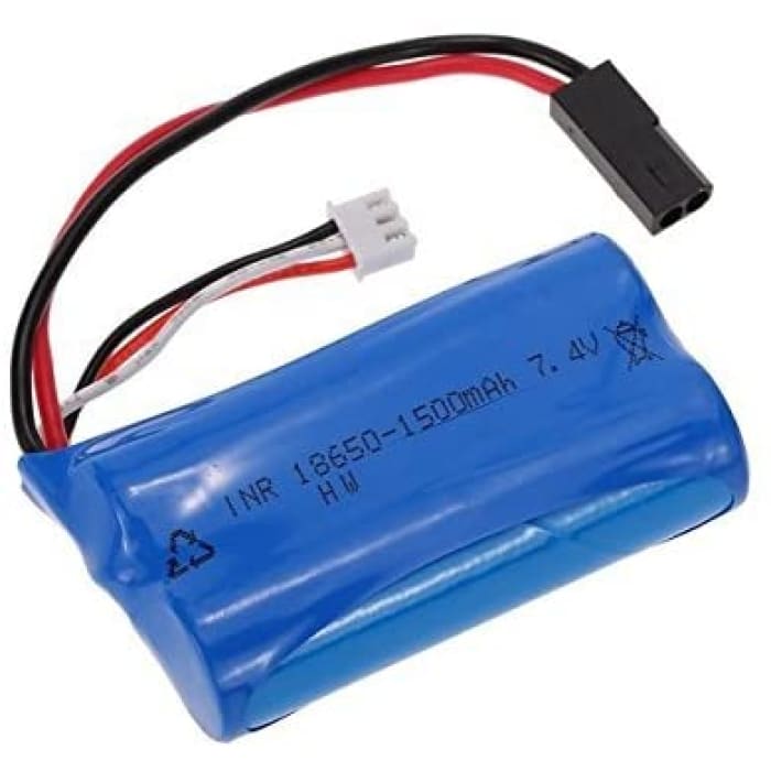 Batteria Li-ion 7.4V 1500mAh per SUBOTECH BG1506 BG1507 BG1513 RC Auto.