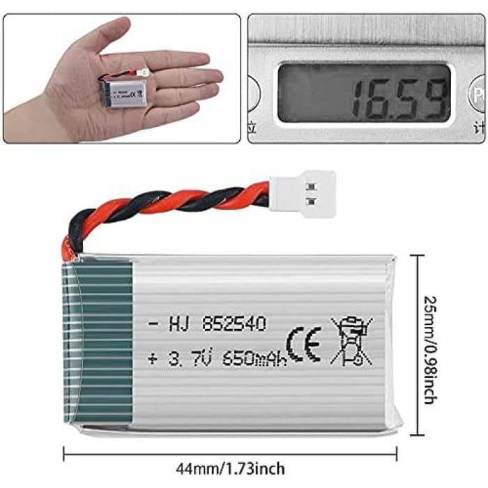 Batteria per Syma Drone x5C X5 3.7V 650mAh 25C Lipo avanzato.
