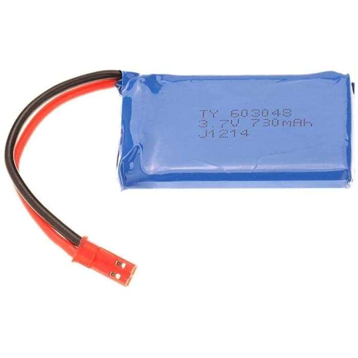 Batteria da 3.7V 730mAh e caricatore per Wltoys V686G.