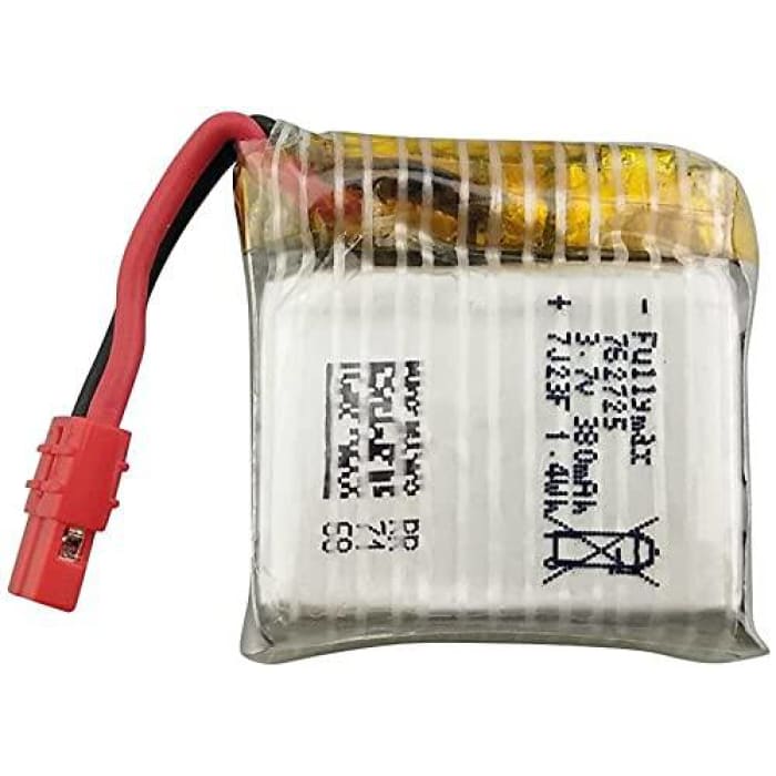 Batteria di Ricambio 3.7V 380mAh Li-Po per Quadricottero RC Drone Syma X21 X21W.