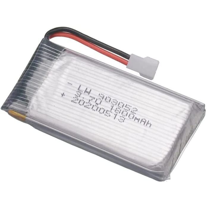 Batteria Lipo Ricaricabile (3.7v, 1800mAh Lipo) per Rc Droni Quadricotteri KY601S SYMA X5 X5S X5C X5SC X5SH X5SW M18 H5P.