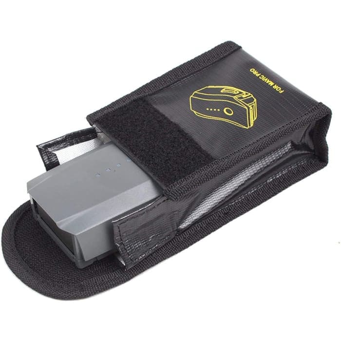 Sacca Borsa ignifuga a Prova di Esplosione per Protezione e Carica Lipo Batteria del DJI Mavic PRO.