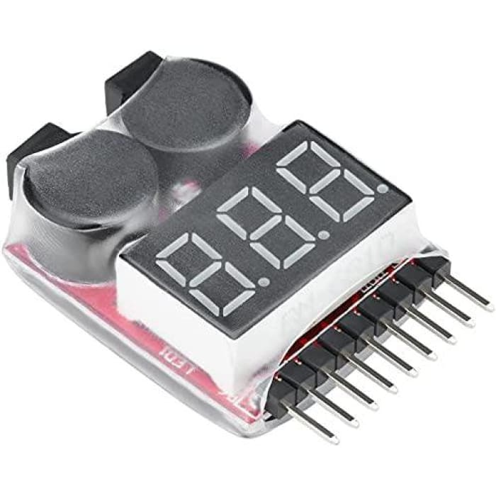 1-8s Buzzer Indicatore Allarme Basso Voltaggio Batterie Lipo.