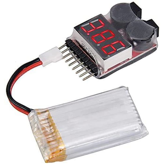 1-8s Buzzer Indicatore Allarme Basso Voltaggio Batterie Lipo.