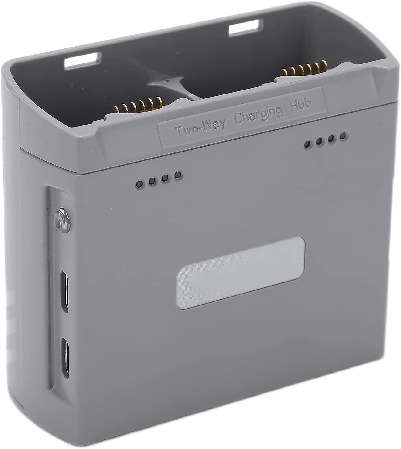 Caricabatteria compatibile con DJI Mini 2/Mini SE droni, hub di ricarica a due vie Batterie per droni Accessori per caricabatterie USB (grigio).