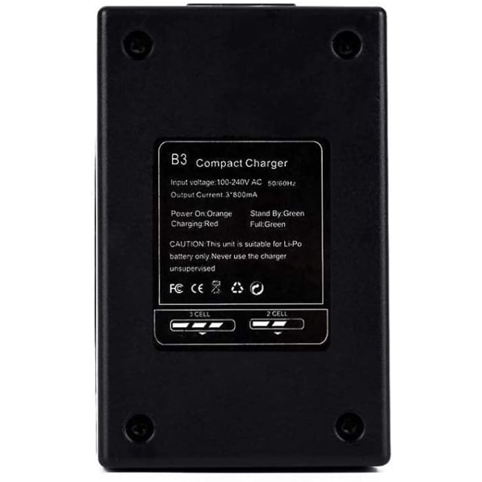 B3 LiPo 10 W Bilanciamento per Batteria al Litio 2S-3S 7.4 V 11.1 V Caricatore Compatto B3AC.