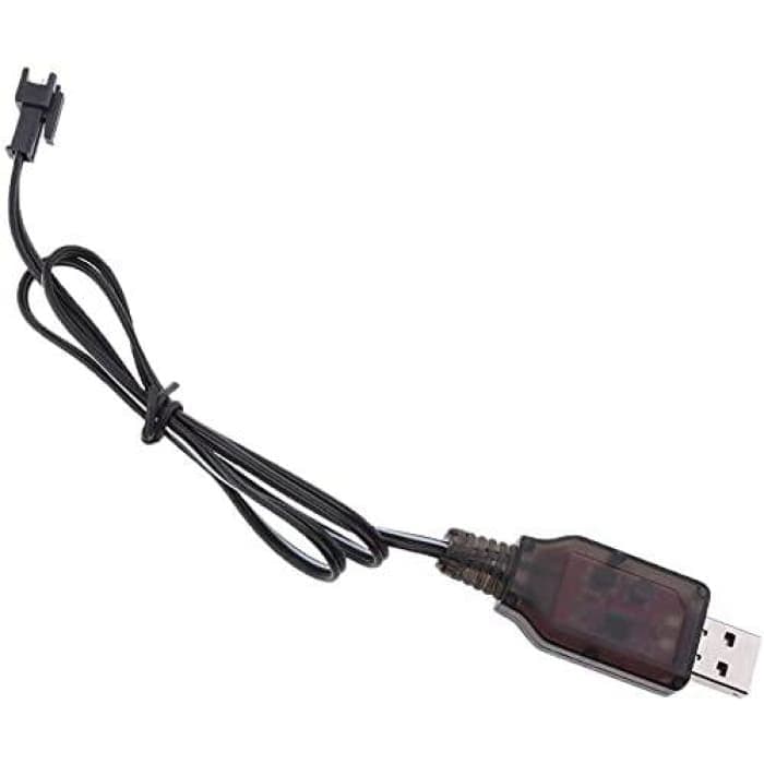 Cavo Caricatore USB SM-2P 250mAh Output RC Auto per batterie 6V Ni-Mh.