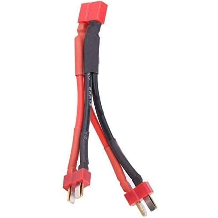 T Plug Cavo T-Deans Parallelo per connettori Maschio e Femmina per Batteria LiPo RC.