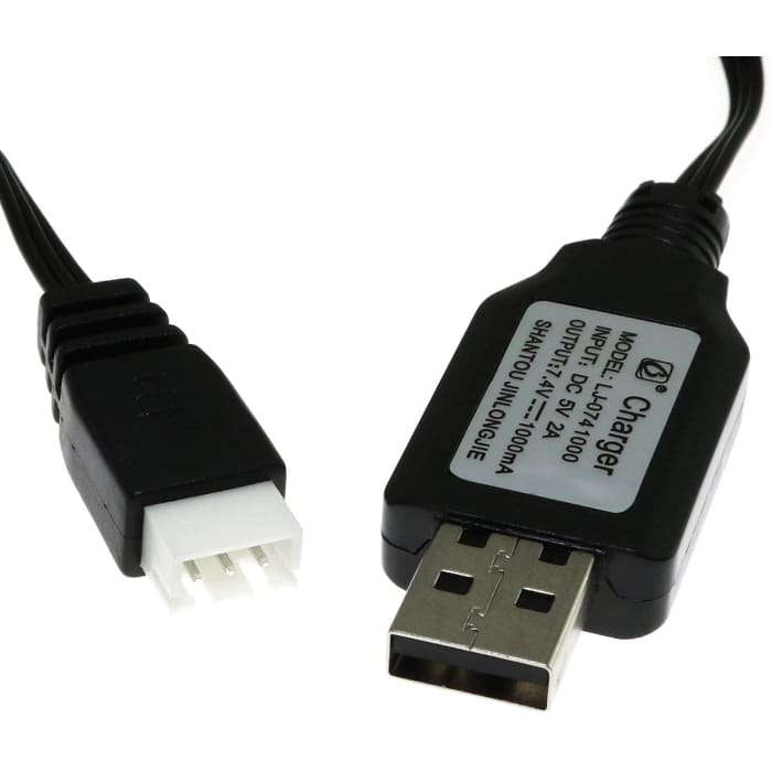 7.4V Batteria al litio Cavo di ricarica USB per SYMA X8C X8G X8HW Hubsan H501S H501A B2W.