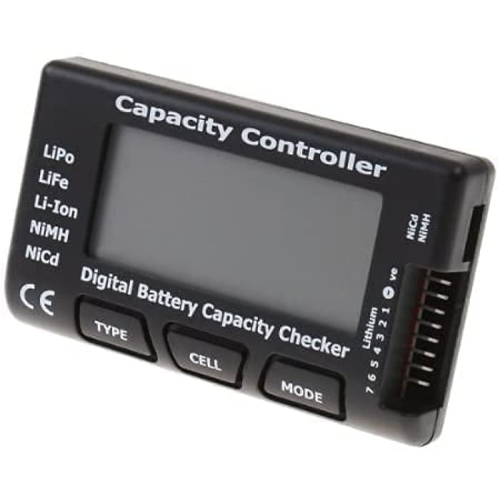CellMeter RC-7 Controllo Digitale di capacità per la Verifica della Durata delle batterie Li-Ion Nicd NiMH.