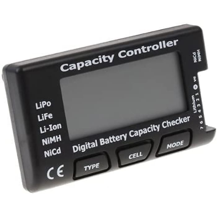 CellMeter RC-7 Controllo Digitale di capacità per la Verifica della Durata delle batterie Li-Ion Nicd NiMH.