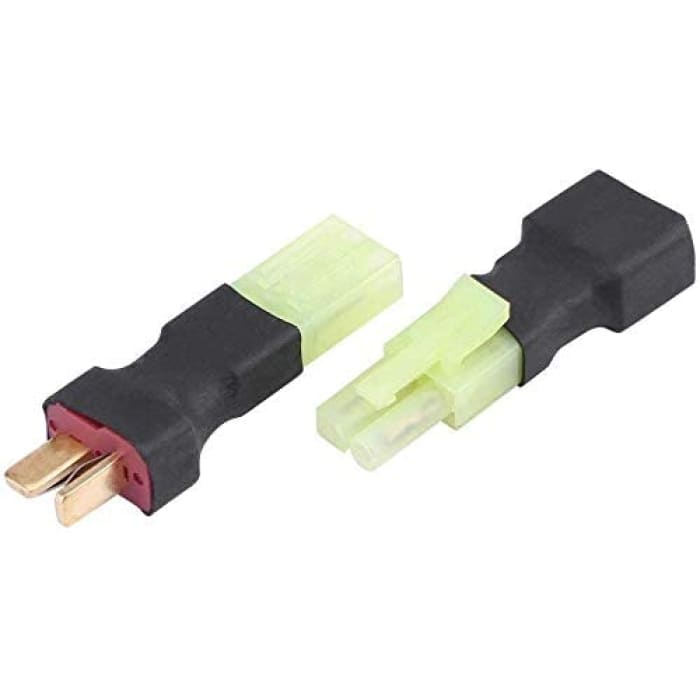 Connettore Mini Tamiya Maschio a T-Plug Maschio e 1 Pezzo Connettore Mini Tamiya Femmina a T-Plug Femmina.