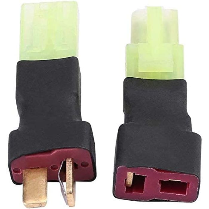 Connettore Mini Tamiya Maschio a T-Plug Maschio e 1 Pezzo Connettore Mini Tamiya Femmina a T-Plug Femmina.