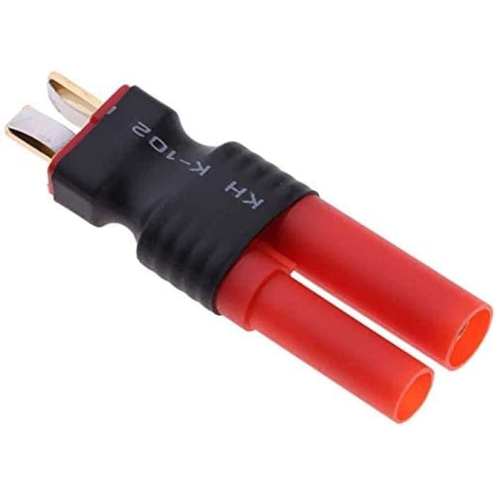 Deans T-Plug Maschio HXT 4mm Adattatore Senza Fili RC Connettore Batterie LiPo.