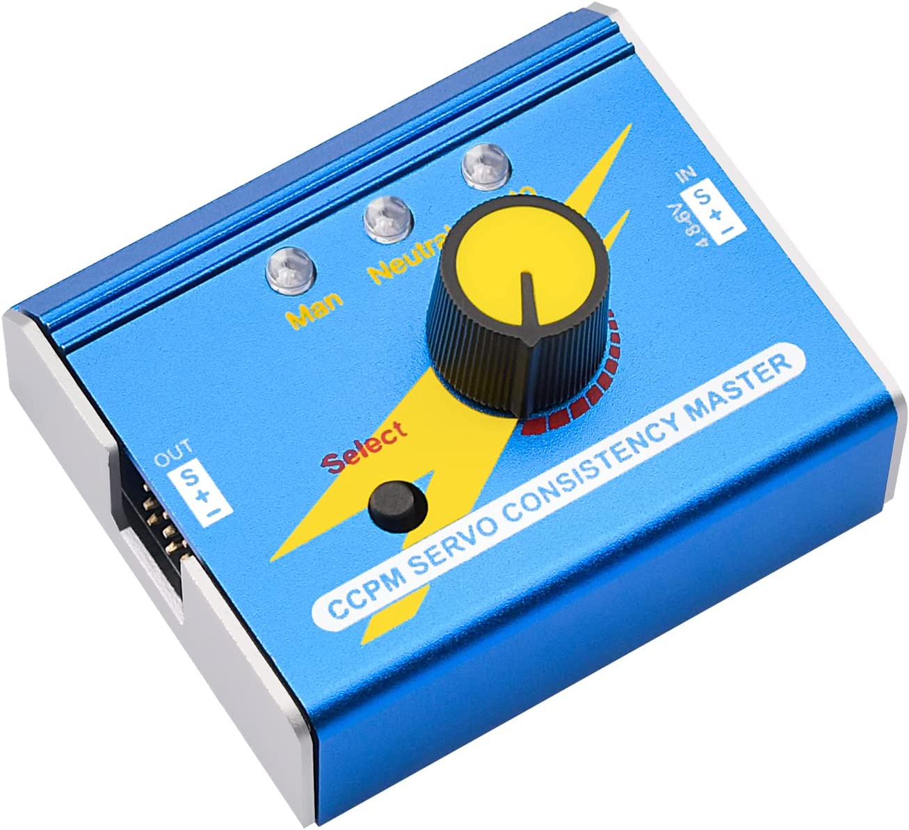 Digital Servo Tester DC 4.8V-6V RC Custodia in Alluminio Multifunzione Servo Controller CCPM Test per ESC Servo Motore.