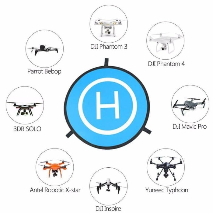 Drone Landing Pad, 75 cm Pieghevole Impermeabile Drone Atterraggio Pad per DJI Phantom 2/3/4/4 PRO, DJI Inspire1/2, DJI Mavic PRO.