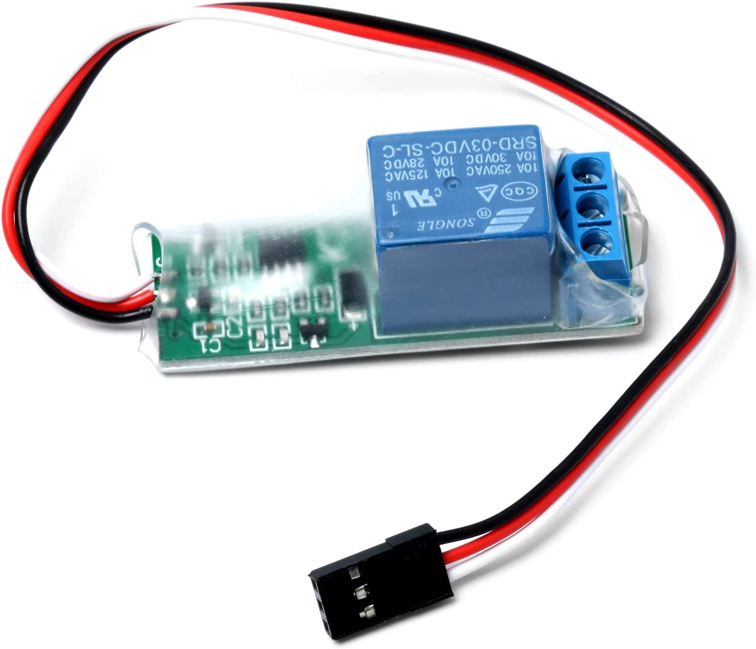 Interruttore relè elettronico PWM K1 1CH per RC Modellismo Fai-da-Te Luci di Navigazione Controller Interruttori di accensione e spegnimento universali.