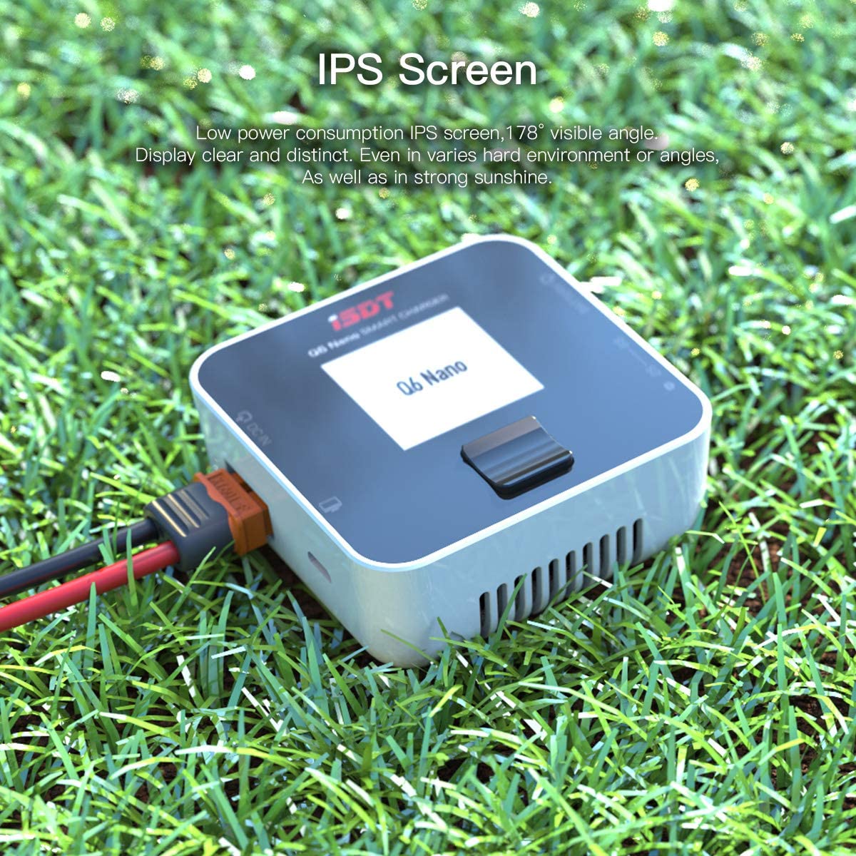ISDT Q6 Nano Caricatore Lipo 8A 200W DC 2-6S modellismo hobby RC LCD Digital Li-Po Li-Hv Li-Ion Li-Fe NiMH Ni-Cd Pb.