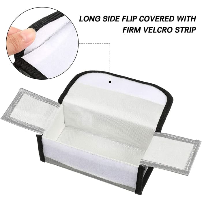 Lipo Bag Borsa Batteria ignifuga Ideale per caricare batterie Lipo Resistente al Fuoco, ( Misura cm 185 x 75 x 60).
