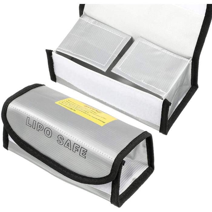 Lipo Bag Borsa Batteria ignifuga Ideale per caricare batterie Lipo Resistente al Fuoco, ( Misura cm 185 x 75 x 60).