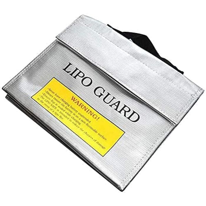 Bag Borsa ignifuga Ideale per caricare batterie Lipo Resistente al Fuoco (Misura mm 240 x 64 x 180).