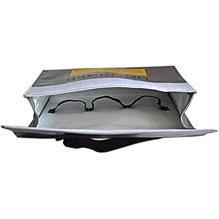 Bag Borsa ignifuga Ideale per caricare batterie Lipo Resistente al Fuoco (Misura mm 240 x 64 x 180).