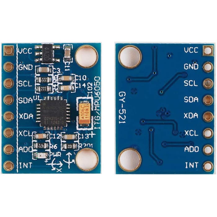 Modulo GY-521 MPU-6050 Giroscopio a 3 Assi e Accelerometro per Arduino.