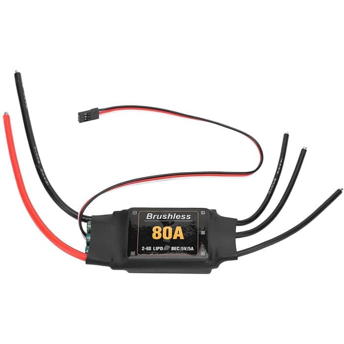 ESC 80A regolatore di velocità con ubec 5V/5A 2-6S LIPO per quadricottero rc aeromobili Elicottero.