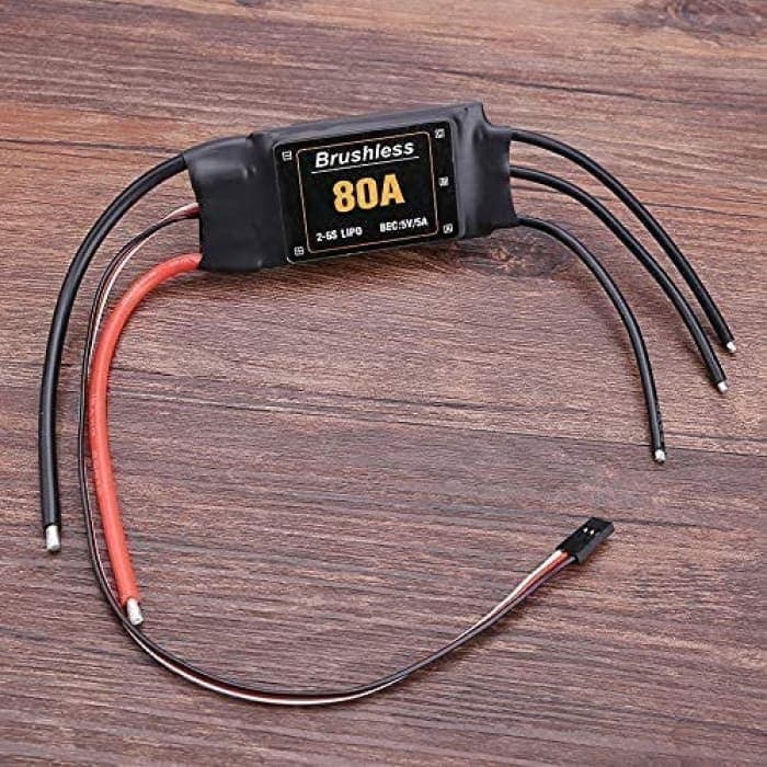 ESC 80A regolatore di velocità con ubec 5V/5A 2-6S LIPO per quadricottero rc aeromobili Elicottero.