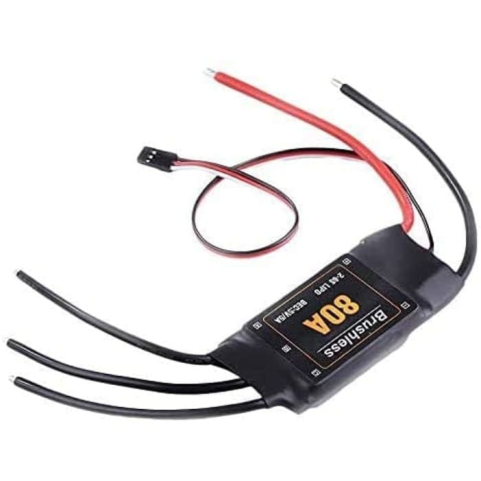 ESC 80A regolatore di velocità con ubec 5V/5A 2-6S LIPO per quadricottero rc aeromobili Elicottero.