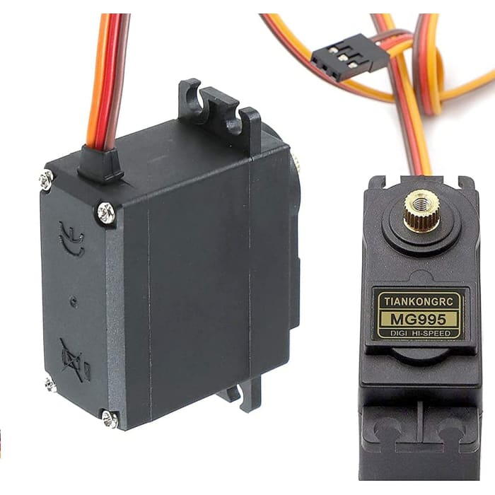 MG995 Torque Servo Motore con puleggia Metallo per Rc Auto Barca Elicottero.