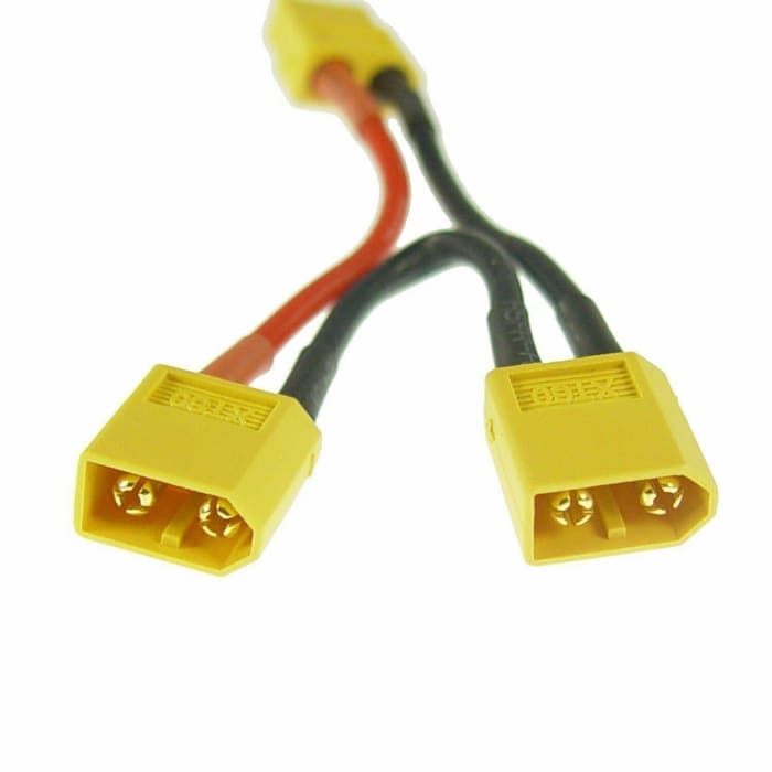 XT60 circuito di serie di 2 Lipo maschio femmina cavo adattatore radiocomandato.